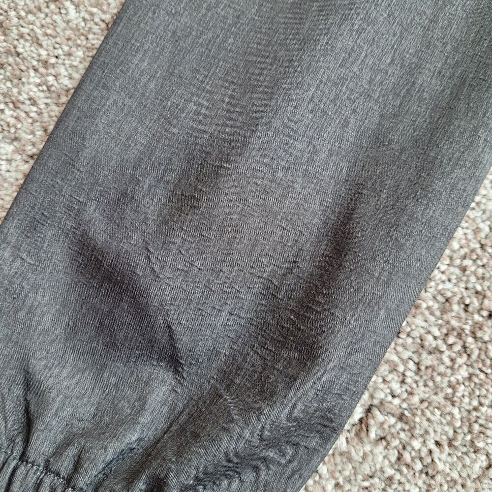 Nomad Jacket Mens Sz M Tech Fleece Lined Hooded Full Zip Snap Pockets Gray READ - Picture 3 of 15